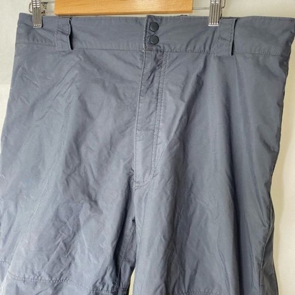 Columbia men’s ski snow pants easy on off gray blue size large Omni shield - Picture 9 of 16